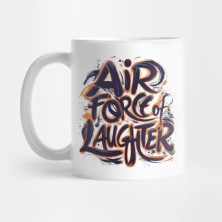 Aerial Laughs: Abstract Expressionism in the Air Force Mug